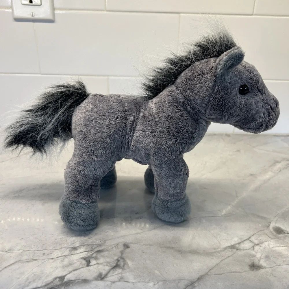 ARABIAN HORSE Ganz Gray Webkinz Stuffed Animal 9